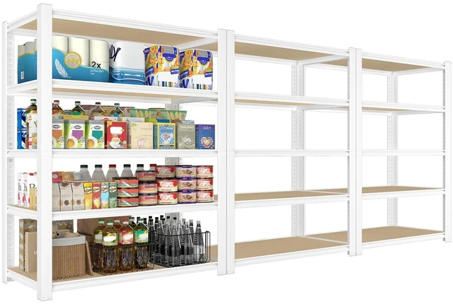 Main image of 28"W x 12"D x 59"H Closet Storage Shelves, 5-Tier Metal Shelving