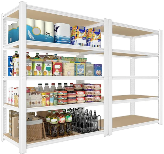 Main image of 28"W x 12"D x 59"H Closet Storage Shelves, 5-Tier Metal Shelving
