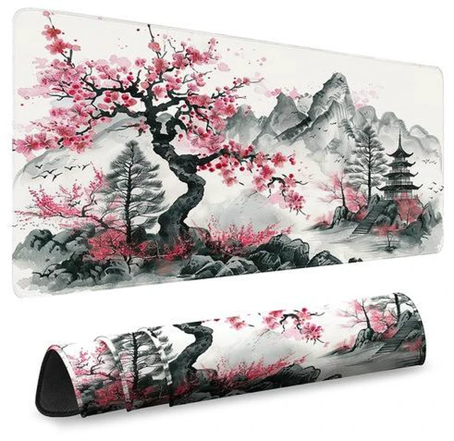 Main image of Gaming Mouse Pad, Desk Mat for Keyboard and Mouse, Large Mouse Pad for Desk, Computer Mousepad