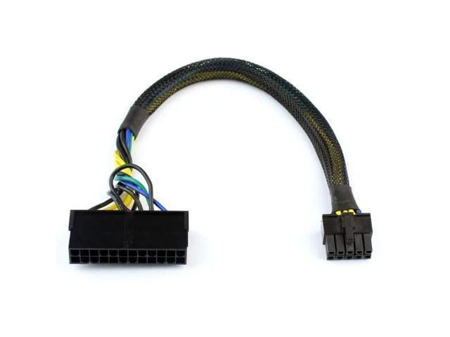 Alt view image 3 of 6 - 1PCS 30cm 24P to 10P,10p Power Cord 10-pin Adapter Cable 24-pin to 10-pin ATX Main Power Adapter Braided Cable for Lenovo Motherboard (with Envelope net)