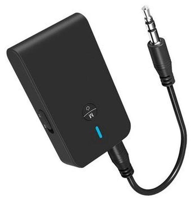 Main image of Bluetooth 5.3 Transmitter Receiver for TV and Wireless Headphones, 2-in-1 Bluetooth Adapter, Wireless Transmitter for TV, PC, MP3, Gym, Airplane Use with Any 3.5 mm Audio Jack