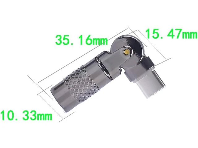 Alt view image 3 of 5 - USB C Female to USB C Male 180 Rotating Fast Charge Adapter 2PCS for Phone 15/15pro/15plus/15 pro max Laptop Tablet