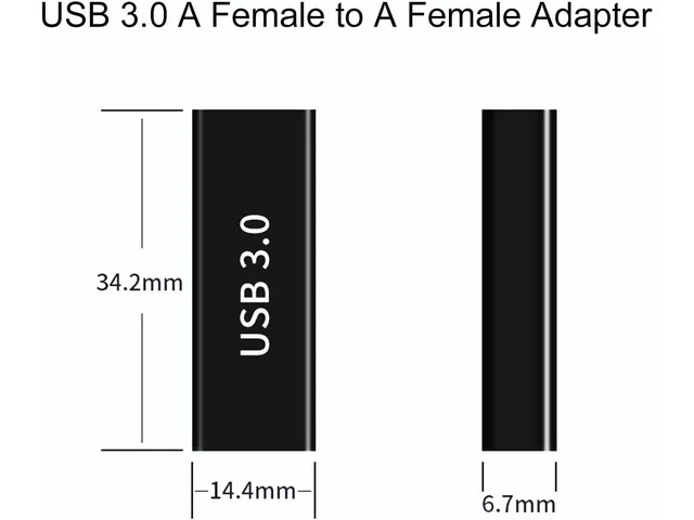 Alt view image 4 of 6 - 3 Pack USB 3.0 Adapter USB-A Male to Female Male to Male and Female to Female Extension Coupler Converter Extender Connector