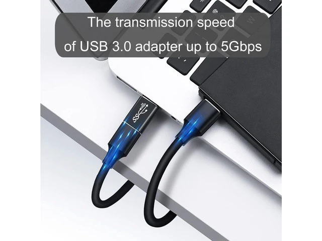 Alt view image 3 of 6 - 3 Pack USB 3.0 Adapter USB-A Male to Female Male to Male and Female to Female Extension Coupler Converter Extender Connector