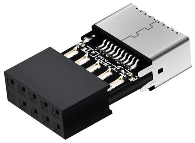 Main image of USB 2.0 to USB 3.2 Gen 1 Header Extension Adapter for Mainboard with Type E Key-A Female Front Panel Socket to 9 Pin Header Internal Conversion Adapter