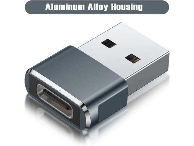 Alt view image 5 of 7 - USB to USB C Adapter for iPhone 16 Charger 2Pack USBC Female to A Male OTG Type C Converter for Apple Watch Ultra iWatch 7 8 9 10 iPhone 15 14 13 Plus Pro Max AirPods iPad Car S24
