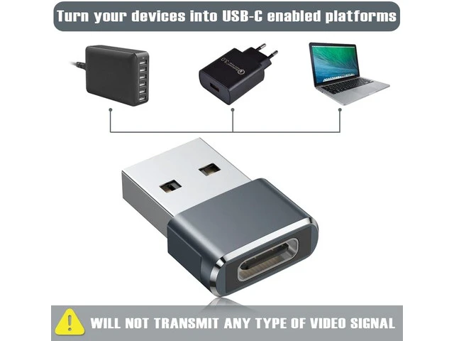 Alt view image 6 of 7 - USB to USB C Adapter for iPhone 16 Charger 2Pack USBC Female to A Male OTG Type C Converter for Apple Watch Ultra iWatch 7 8 9 10 iPhone 15 14 13 Plus Pro Max AirPods iPad Car S24