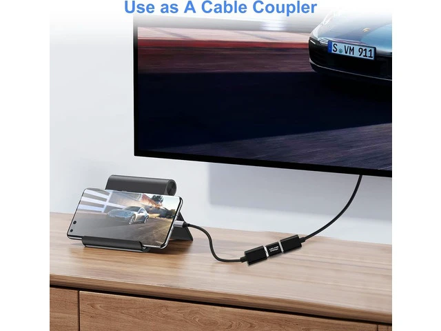 Alt view image 6 of 7 - USB 3.0/3.1 Male to USB 3.0/3.1 Male Adapter (2 Pack) OTG 3.0/3.1 USB A to 3.0/3.1 USB A Adapter USB Connector Connection or Data Cable Extension USB3.0 Expansion Adapter