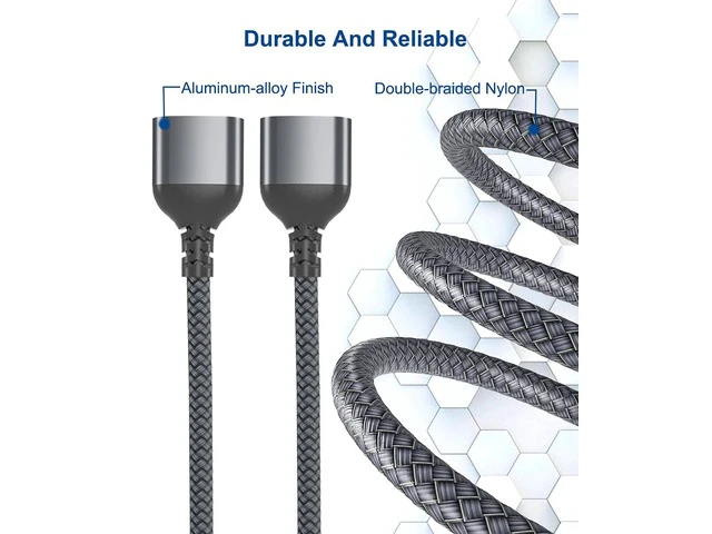 Alt view image 4 of 7 - USB C Male to Dual USB Female Cable Adapter 1FT Thunderbolt 3 to Double Type A 2.0 OTG Splitter Cord Converter Multiple Hub for iPhone 16 15 MacBook Pro iPad Air 5 Mini 6 Surface GO Tab S10