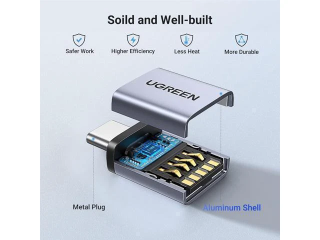 Alt view image 4 of 7 - USB to USB C Adapter 2 Pack 10Gbps USB C Female to USB Male Adapter Thunderbolt Compatible with iPhone 16 15 MacBook iPad Galaxy MagSafe Watch 9/8