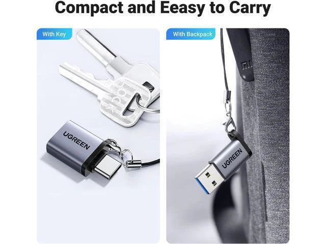 Alt view image 7 of 7 - USB to USB C Adapter 2 Pack 10Gbps USB C Female to USB Male Adapter Thunderbolt Compatible with iPhone 16 15 MacBook iPad Galaxy MagSafe Watch 9/8