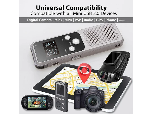 Alt view image 4 of 5 - USB C to Mini USB Adapter Type C Female to Mini USB 2.0 Male Convert Connector Support Charge & Data Sync Compatible GoPro Hero 3+ MP3 Players Dash Cam Digital Camera Receiver etc(2-Pack) Black