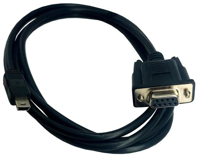 Main image of USB to RS232 Serial Adapter USB Mini 5 Pin Male to DB9 9 Pin Female Serial Converter Cable 1.8M/6Feet (Mini USB to RS232 Serial)