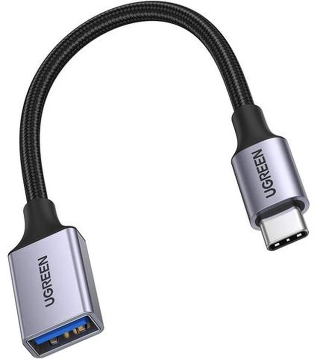 Main image of USB C to USB A 3.2 Adapter USB C Male to USB Female Adapter Nylon Braid Type C OTG Cable Compatible with iPhone 16 15 Pro S23 Ultra MacBook Pro 2022 MacBook Air/Mini iPad