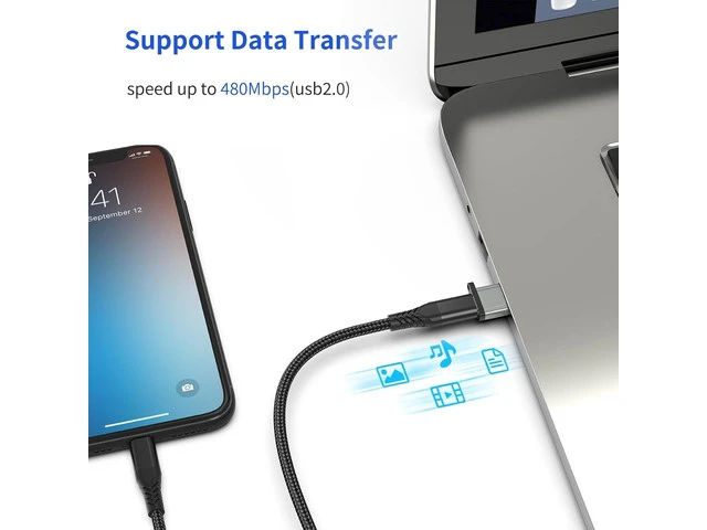 Alt view image 4 of 5 - USB-A to USB-C Adapter 3-Pack Gold-Plated USB Type C to USB A Converter Compatible with Apple iPhone 15 Pro/Max iPad CarPlay USB C to A Adaptor for Car