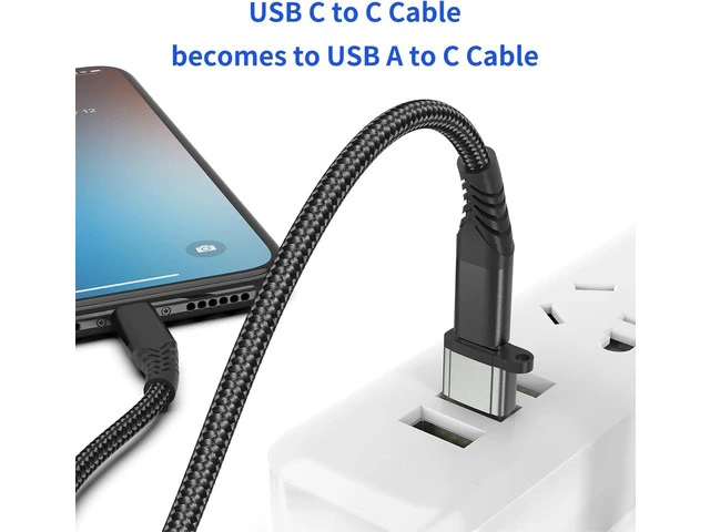 Alt view image 3 of 5 - USB-A to USB-C Adapter 3-Pack Gold-Plated USB Type C to USB A Converter Compatible with Apple iPhone 15 Pro/Max iPad CarPlay USB C to A Adaptor for Car