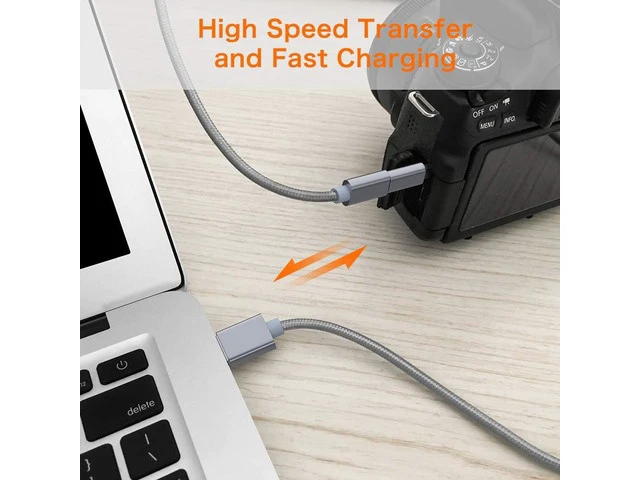 Alt view image 4 of 5 - USB C to Mini USB 2.0 Adapter (2-Pack)Type C Female to Mini USB 2.0 Male Convert Connector Support Charge & Data Sync Compatible GoPro Hero 3+ MP3 Players Dash Cam Digital Camera GPS Receiver etc