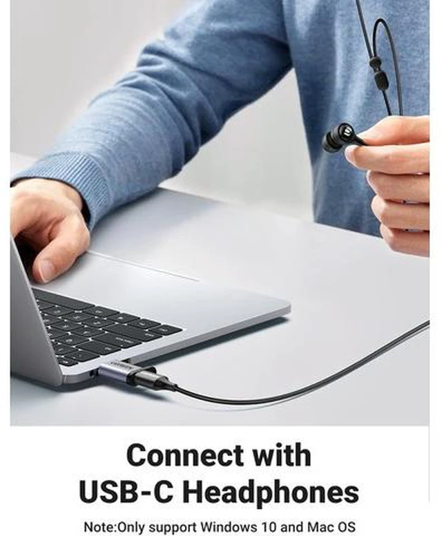 Alt view image 4 of 7 - 10Gbps USB C Female to USB Male Adapter 2 Pack Type C to USB A Charger Cable Converter Compatible with Apple Watch iPhone 15 14 13 AirPods 3 MacBook Galaxy Note Google Pixel etc Gray