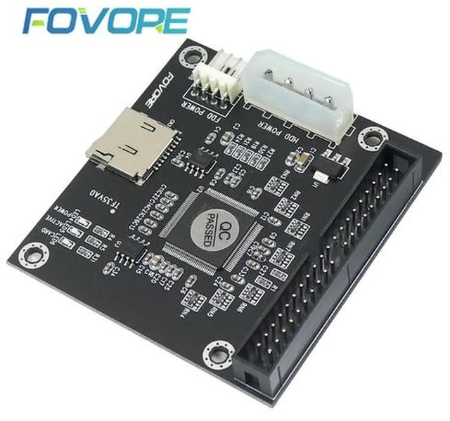 Alt view image 2 of 3 - IDE to TF Adapter Micro SD TF SSD 3.5 inch IDE 40 pin Male Adapter Supports 128GB Chip FC1307A for Industrial motherboard PC