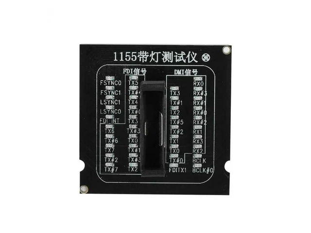 Alt view image 6 of 6 - Desktop Motherboard CPU Tester Test Card with LED Light for 1155