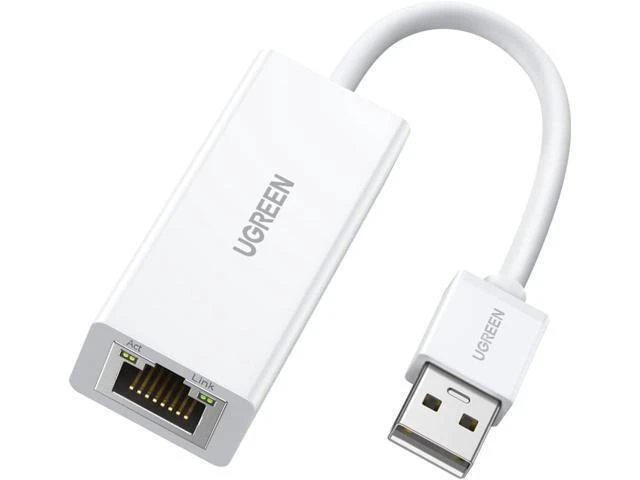 Alt view image 7 of 7 - UGREEN Ethernet Adapter USB 2.0 to 10 100 Network RJ45 LAN Wired Adapter Compatible with Nintendo Switch Wii Wii U MacBook Chromebook Windows Mac OS Surface Linux ASIX AX88772A Chipset White