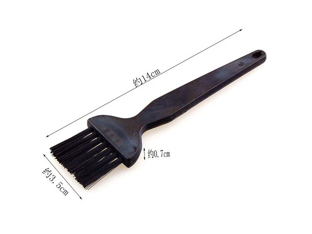 Alt view image 6 of 7 - Anti-Static Esd Gloves L Repair Carbon Fiber PU Coated Finger Anti Static ESD Wrist Strap Wrist Strap Cordless Anti Static Bracelet Electrostatic and Antistatic Cleaning Brush