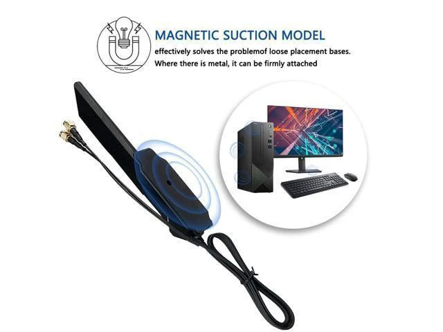 Alt view image 3 of 7 - WiFi 6E Antenna for ASUS ROG Strix X570-E X570-PRO Gaming Z690-PLUS B550-A B450-F B650-A B650E-F Z690-F Z790-F Z790-A Z690-A Z790-E Z790-I Z690-E Gaming/ROG Strix B550-F Gaming/Prime B550-PLUS