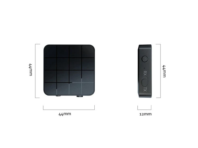 Alt view image 2 of 5 - 2 IN 1 Bluetooth 5.0 Audio Transmitter Receiver 3.5mm Wireless Adapter Stereo Audio Dongle For TV Car / Home Speakers