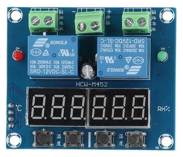 Main image of XH-M452 Temperature Humidity Control Module High Precision Dual Output DC 12V 10A Automatic Constant Temperature(Relay)