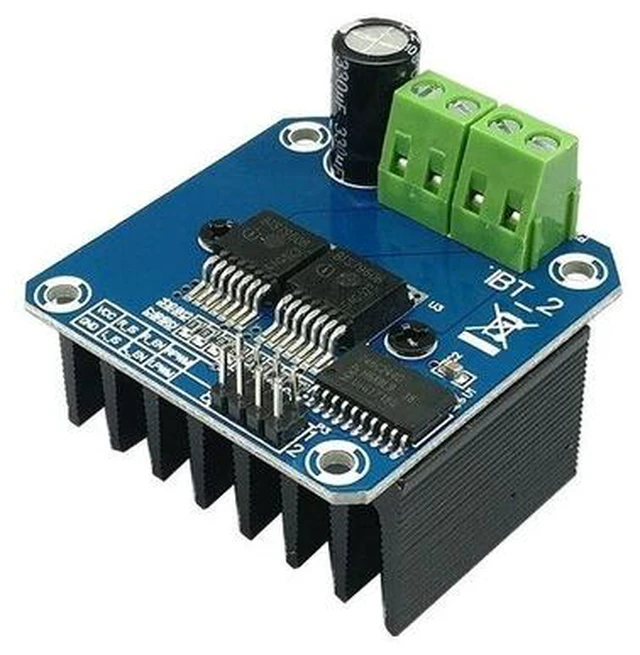 Main image of Double BTS7960 43A H-bridge High-power Motor Driver module/smart car