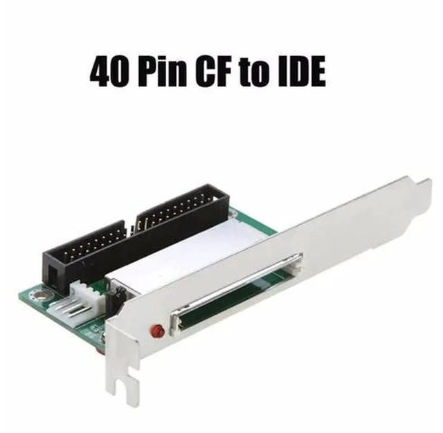 Main image of 40 Pin CF To IDE Compact Flash Card Adapter Bootable Computer Accessories IDE Converter Card For Laptop PCI Bracket Back Panel