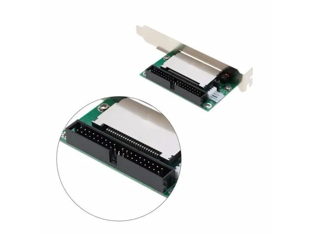 Alt view image 2 of 6 - 40 Pin CF To IDE Compact Flash Card Adapter Bootable Computer Accessories IDE Converter Card For Laptop PCI Bracket Back Panel