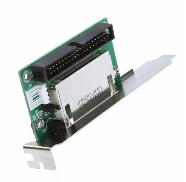 Alt view image 3 of 6 - 40 Pin CF To IDE Compact Flash Card Adapter Bootable Computer Accessories IDE Converter Card For Laptop PCI Bracket Back Panel