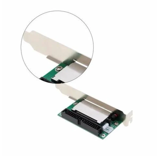 Alt view image 4 of 6 - 40 Pin CF To IDE Compact Flash Card Adapter Bootable Computer Accessories IDE Converter Card For Laptop PCI Bracket Back Panel