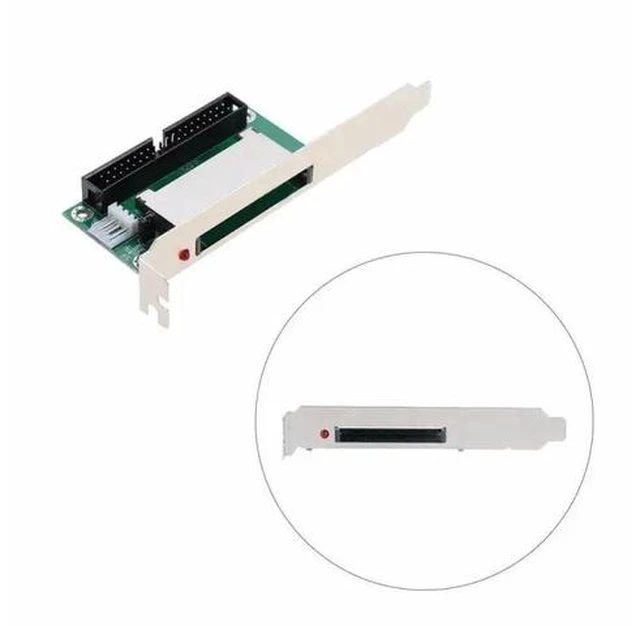 Alt view image 6 of 6 - 40 Pin CF To IDE Compact Flash Card Adapter Bootable Computer Accessories IDE Converter Card For Laptop PCI Bracket Back Panel