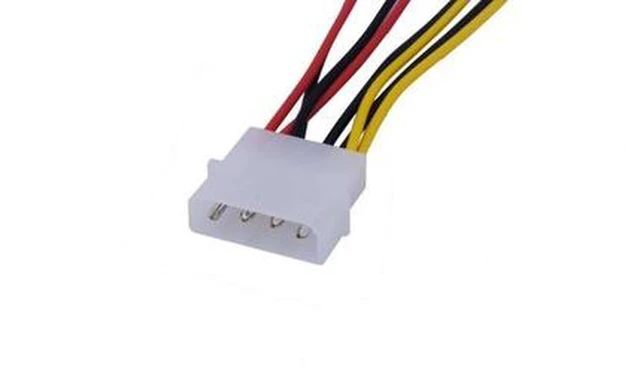 Alt view image 2 of 3 - 1pcs/lot Computer Cooling Fan Power Cables 4Pin Molex To 3Pin Fan Power Cable Adapter Connector 12v*2/5v*2 for CPU PC Case Fan