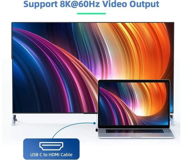 Alt view image 3 of 7 - USB C Right Angle Adapter (4 Pack) USB C 90 Degree Adapter with 8K 60Hz Video 40 Gbps Data Transfer PD 100W Compatible for Thunderbolt 3/4, MacBook Pro/Air, USB-C HUB/Dock and More Type C Devices