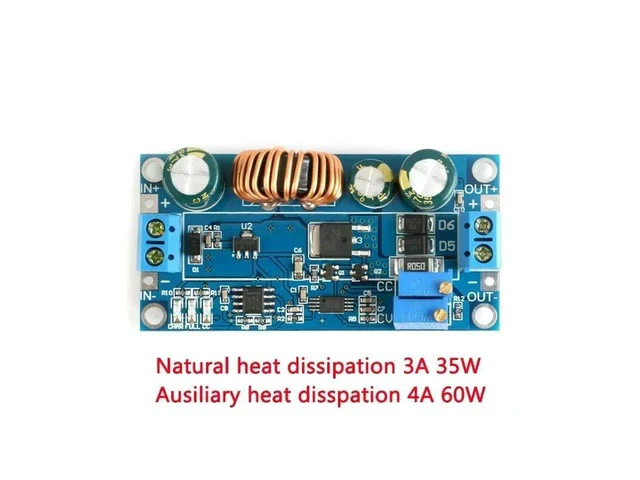 Alt view image 2 of 3 - Adjustable Automatic Buck-Boost Module Constant Voltage Constant Current Step Up Step Down Power Supply Module SS56