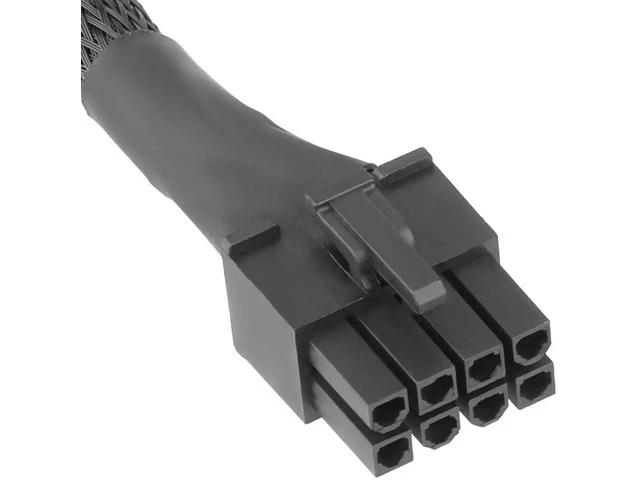 Alt view image 5 of 7 - PCIe Cable 8 Pin to 6+2 Pin GPU Power Extension - 65CM 18AWG Modular PSU Cable for C orsair, Thermaltake, ARESGAME Power Supply