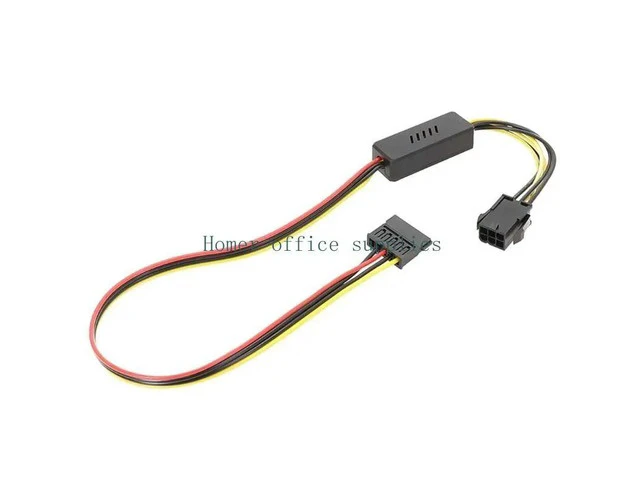 Alt view image 6 of 6 - 6PIN to Sata Hard Drive Power Supply Cable Sata Power Adapter Cable With Voltage Reduction Converter Board