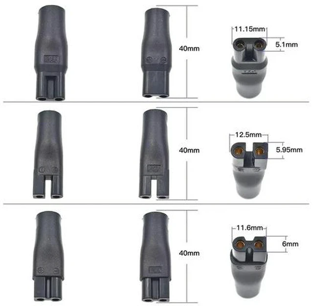 Alt view image 2 of 3 - 7 PCS Power Cord 5V Replacement Charger USB Adapter for Electric Hair Clippers, Beard Trimmers, Shavers, Beauty Instrum