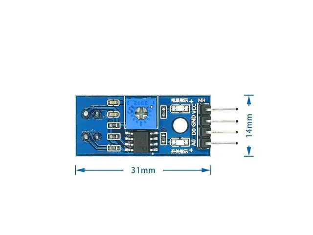 Alt view image 3 of 3 - TCRT5000 Infrared Reflectance Sensor Obstacle Avoidance Module Tracing Sensor Tracing Module for Diy Kit
