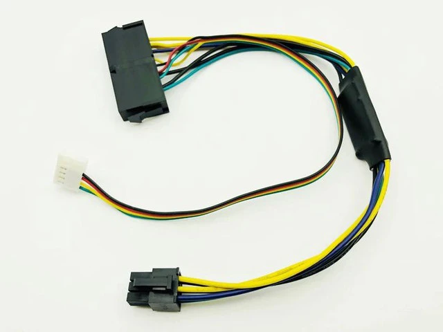 Alt view image 2 of 6 - 30cm ATX Main 24Pin to 6Pin PCI-E PSU Power Adapter Cable 18AWG Power Supply for HP Z220 Z230 SFF Server Workstation Motherboard