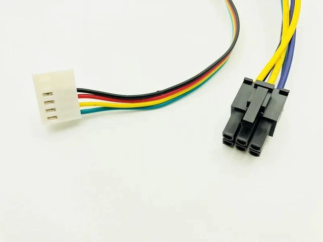 Alt view image 4 of 6 - 30cm ATX Main 24Pin to 6Pin PCI-E PSU Power Adapter Cable 18AWG Power Supply for HP Z220 Z230 SFF Server Workstation Motherboard