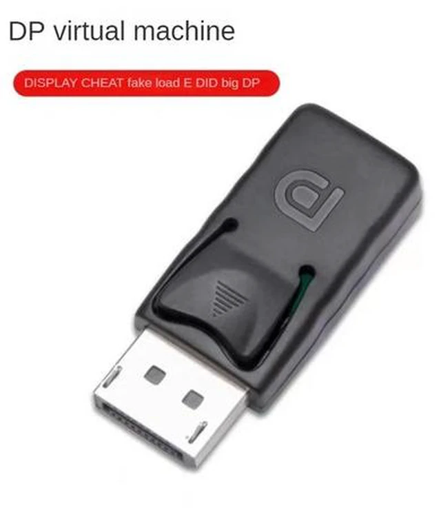 Main image of 5Pcs 4K Displayport Dummy Plug DP Virtual Display Adapter Graphics Video Card Cheater EDID Headless Ghost Emulator-AB01