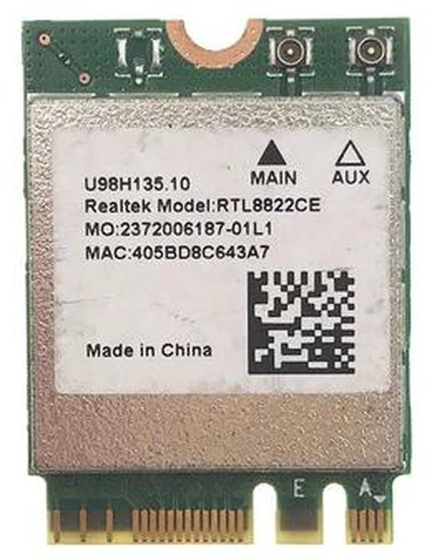 Main image of Realtek RTL8822CE 802.11AC 867Mbps WiFi Bluetooth 5.0 NGFF Card