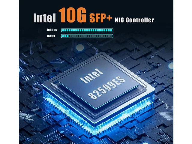 Alt view image 5 of 7 - ST7268 2-Port 10Gb SFP+ Ethernet Network Card, Intel 82599ES Controller, PCIe 2.0 X8 LAN Adapter, Compatible with Windows 11/10, Server, Linux, VMware ESXi, Non-Mac OS