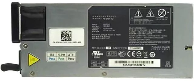 Main image of 750W Redundant Power Supply PS-2751-5Q 0F3R29 12V 60A Switching Power Supply for Dell PowerEdge C2100 C6100 Server