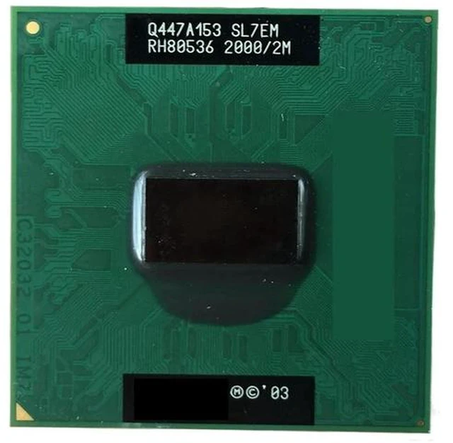 Main image of CPU Processor PM 755 Laptop Processor SL7EM 2.0GHz 2MB L2 Cache 400MHz FSB Socket 478/479 Notebook CPU Replacement