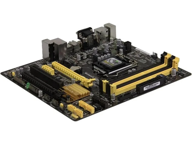 Alt view image 2 of 6 - For ASUS B85M-E Desktop Motherboard Intel B85 LGA 1150 Socket Support Intel i3 i5 i7 Pentium Celeron DDR3 32GB Micro ATX UEFI BIOS Original Mainboard